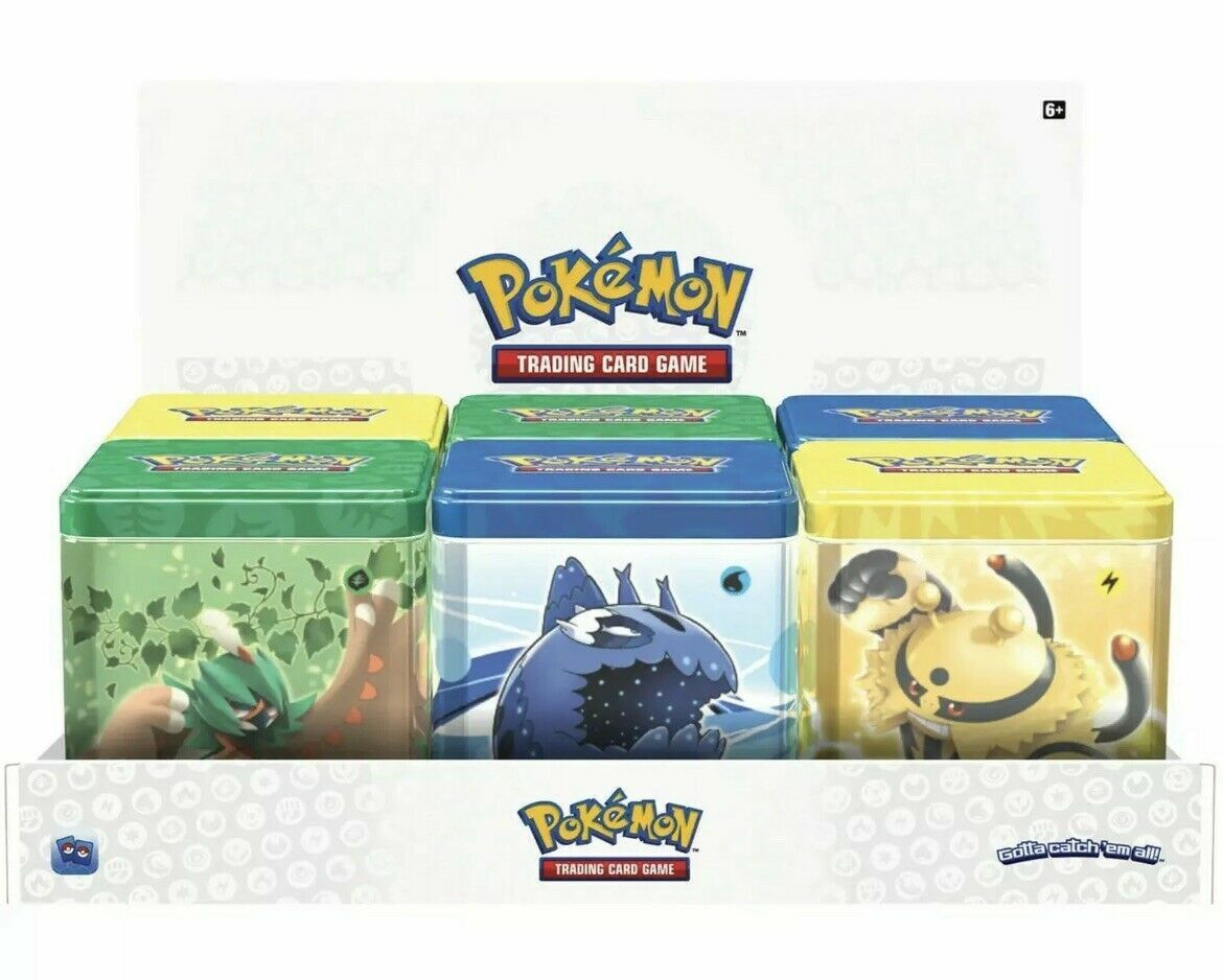 Pokemon 2022 Spring Stacking Tins 22Q1 6ct Case