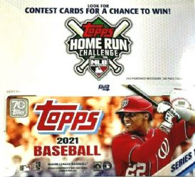 Baseball MLB 2021 Topps Series 1 Retail Box