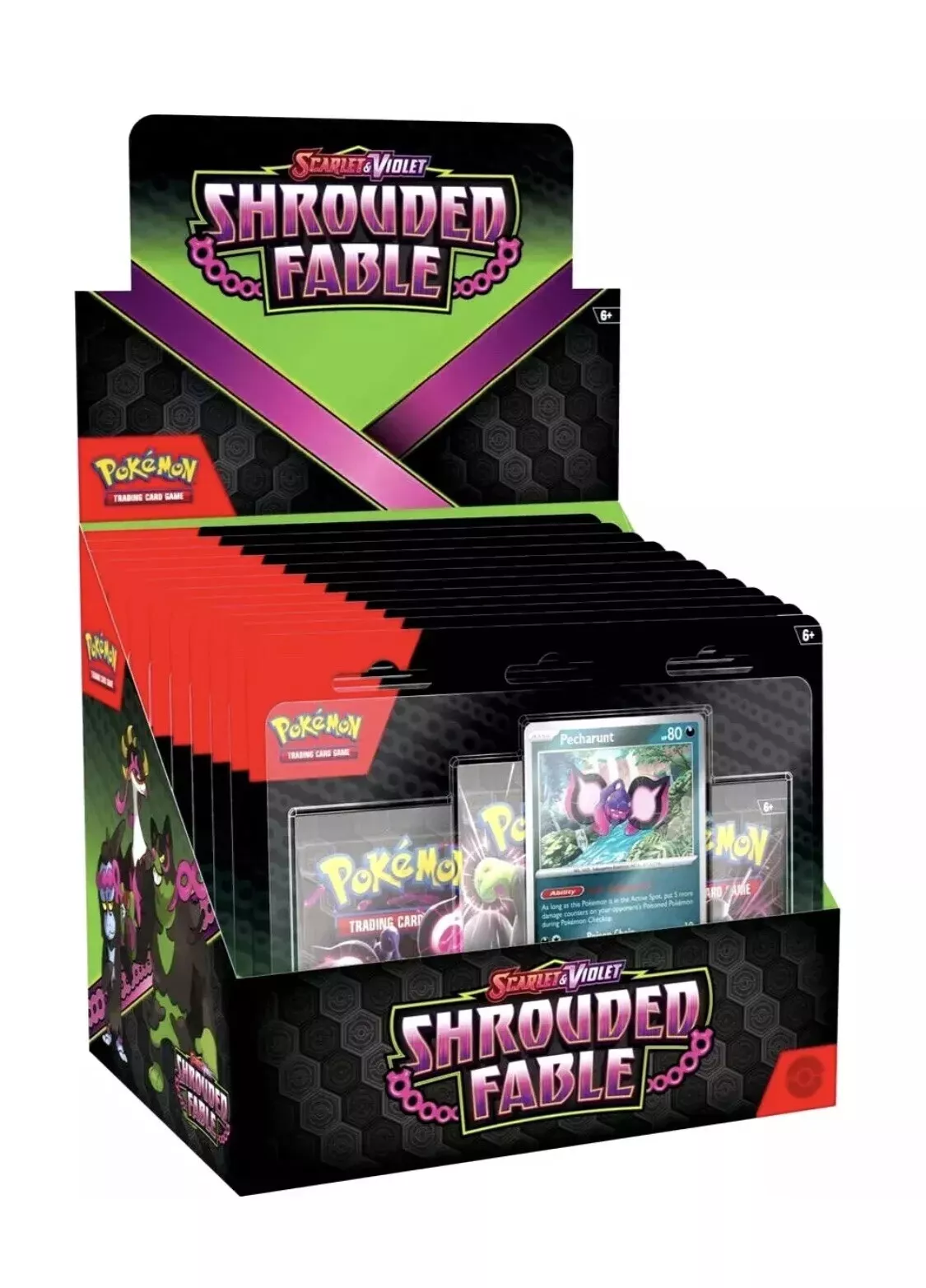 Pokemon Scarlet & Violet: Shrouded Fable  3-pack blister 12ct  Display Box