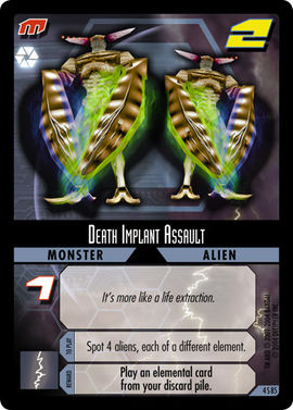 Dot Hack Death Implant Assault 4S85 Foil Card