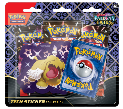 Pokemon Scarlet & Violet: Paldean Fates Tech Sticker Collection 12ct Display