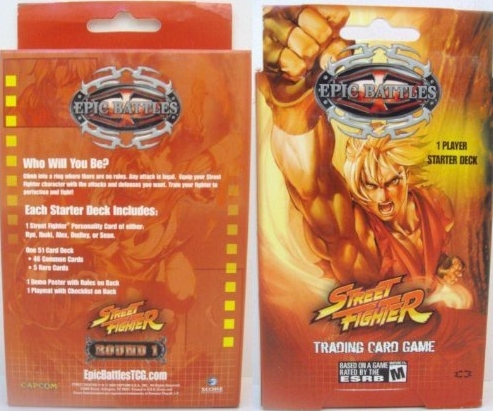 Epic Battles TCG Street Fighter Starter Deck